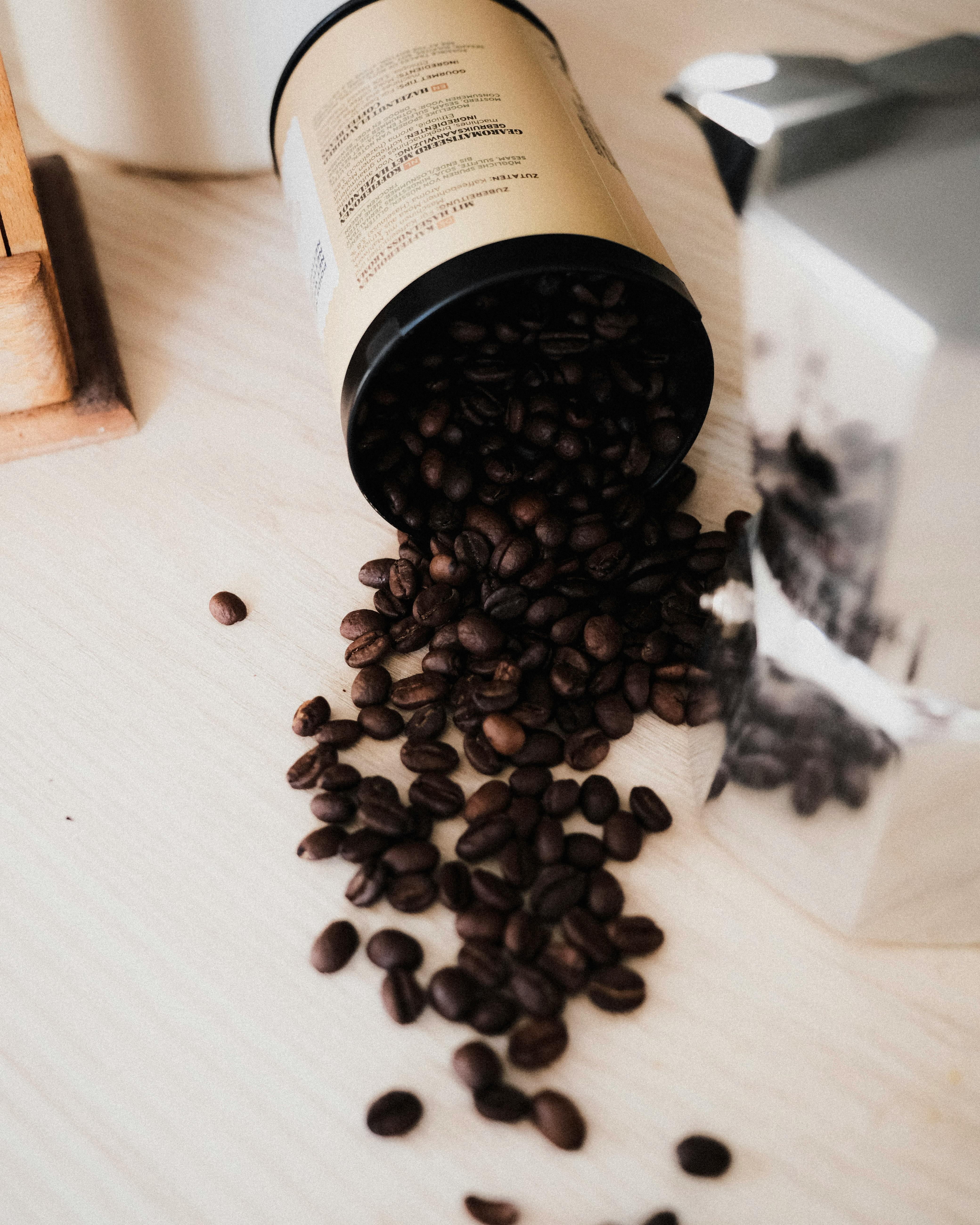 Coffee Beans and Coffee Maker · Free Stock Photo