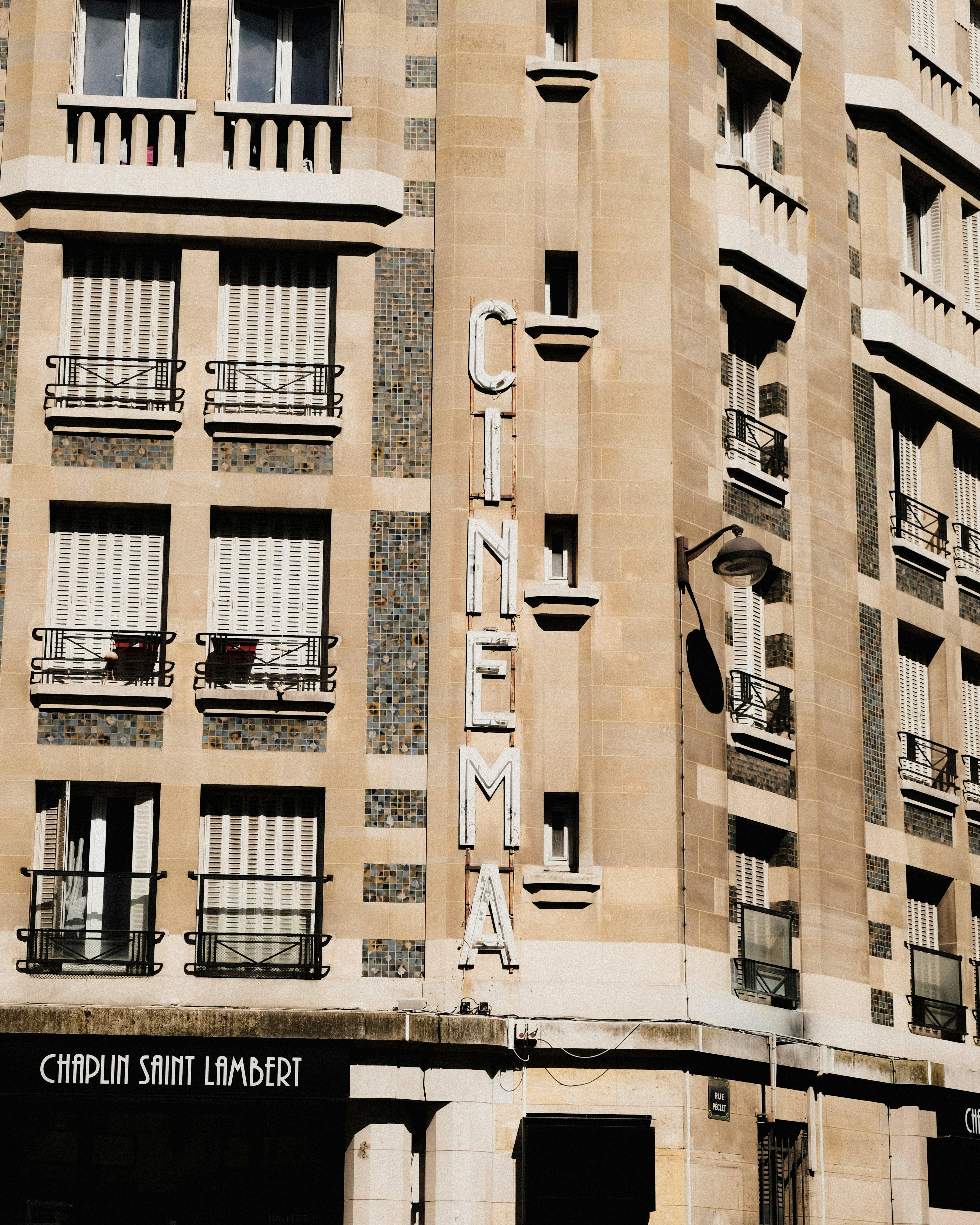 cinemae building in city
