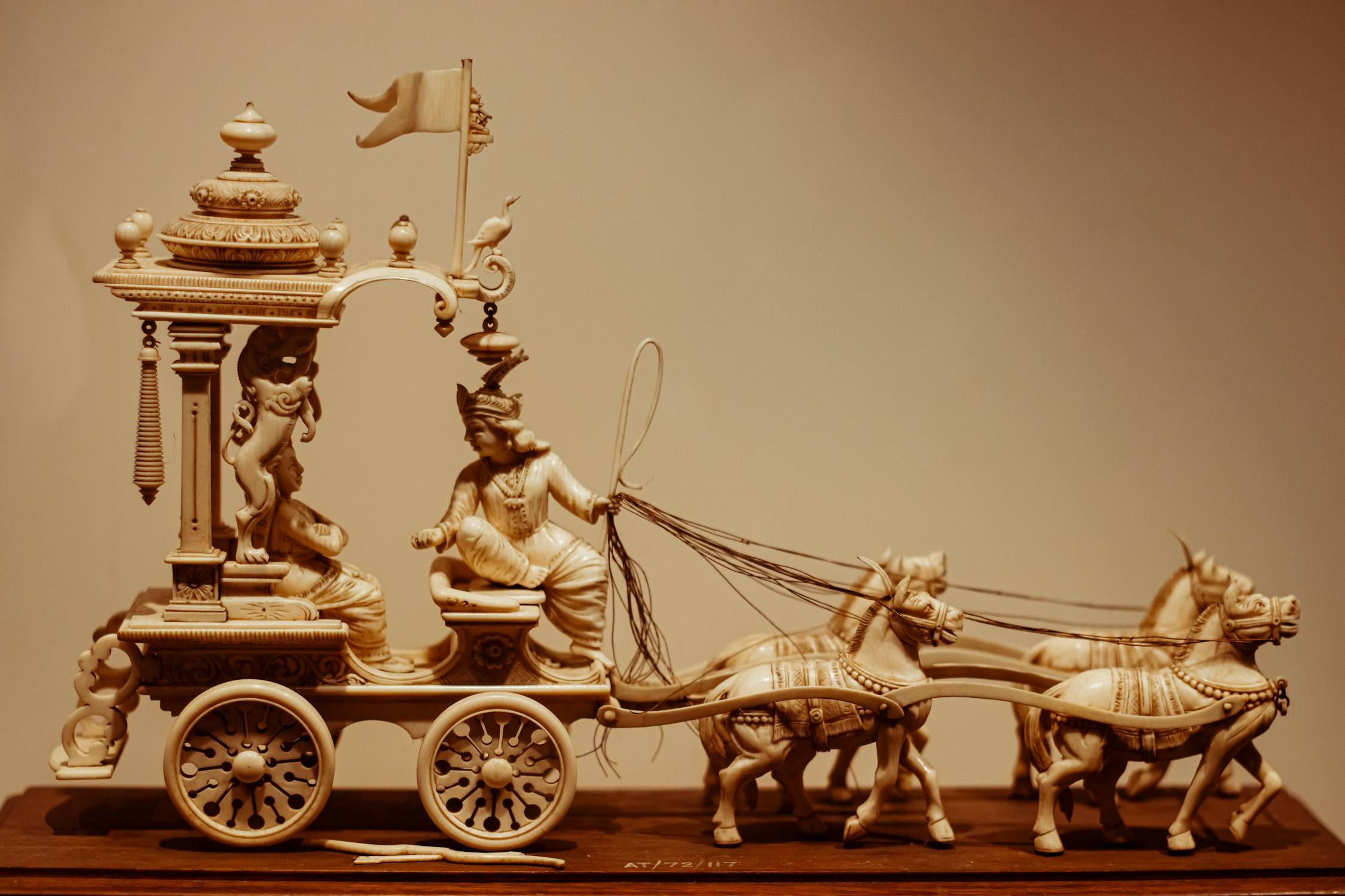 Bhagavat Geeta Photo by Ranjit Pradhan from Pexels: https://www.pexels.com/photo/a-chariot-figurine-12520328/