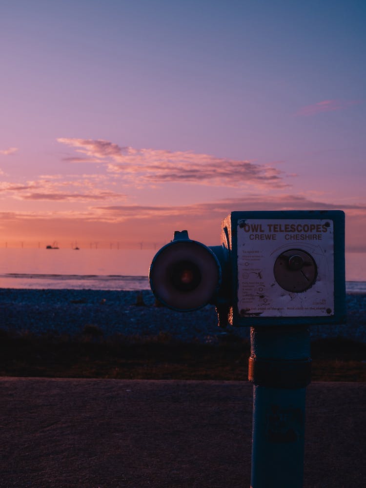 Telescope On Beach