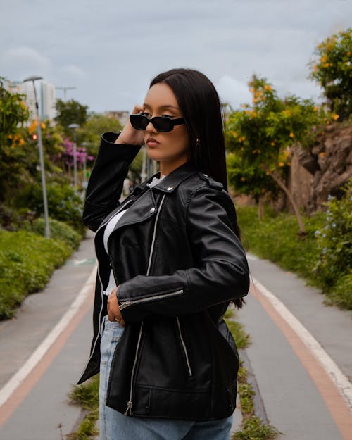 Woman in a Leather Jacket