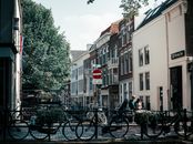 Bicycles Parked on the Street