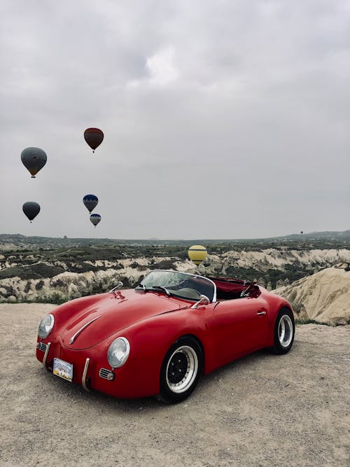 Close-Up Shot of a Red Car