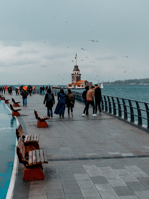 คลังภาพถ่ายฟรี ของ corniche, การพักผ่อนหย่อนใจ, การเดิน