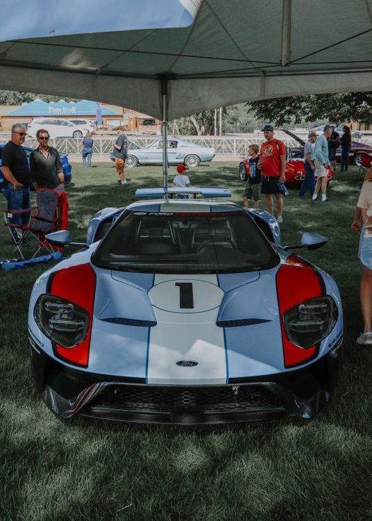 Livery Gt Racing Ford GT in Racing Livery · Free Stock Photo