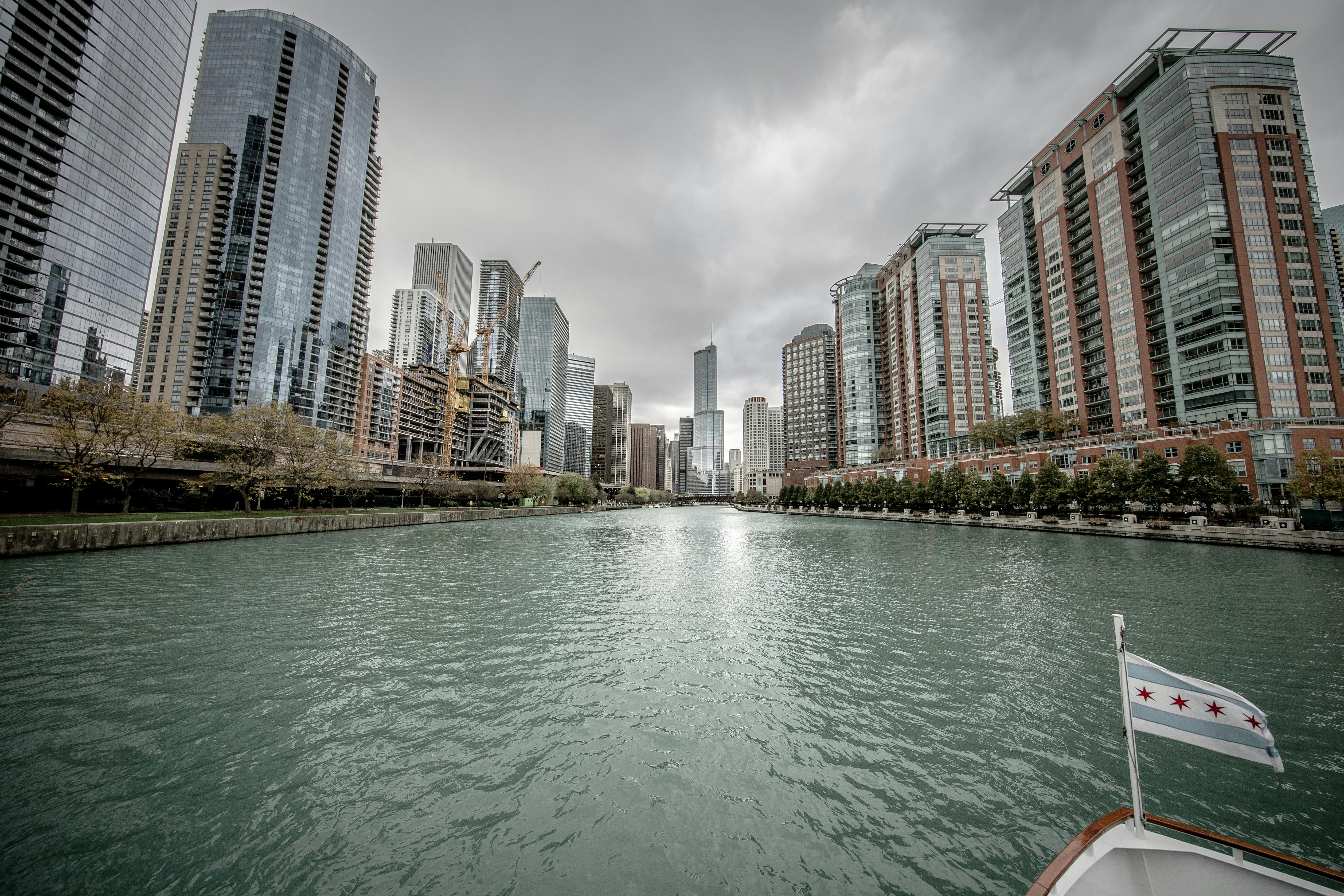 Free stock photo of boating, chicago, chicago flag