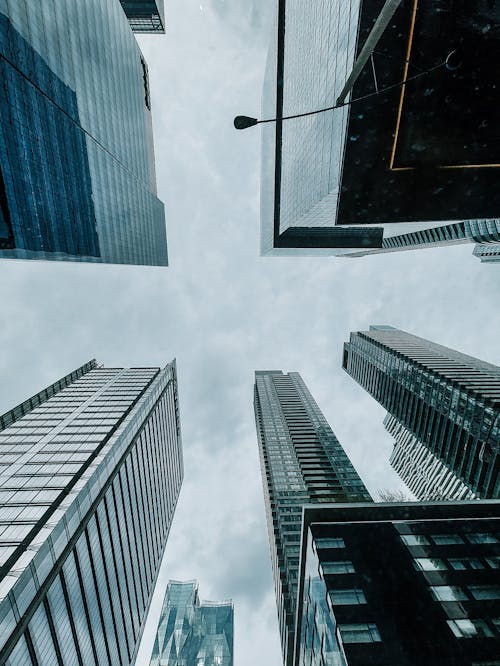 High rise buildings wallpaper · Free Stock Photo