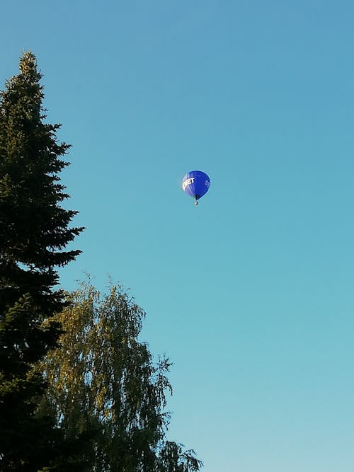 Imagine de stoc gratuită din balon cu aer cald, cer albastru