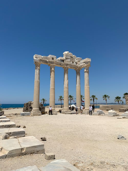 Free The Temple of Apollo Ruins in Turkey Stock Photo