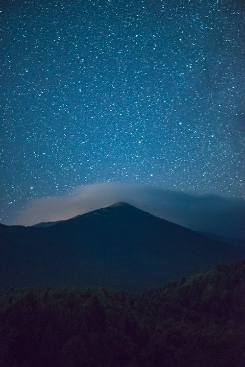 Vista Panorámica Del Cielo Nocturno