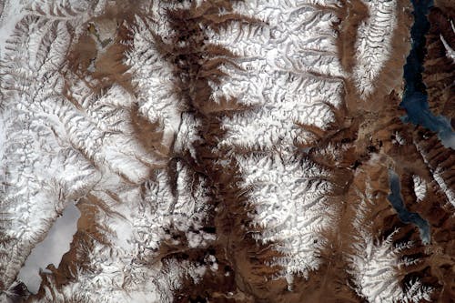 dağlar, Desen, hava fotoğrafçılığı içeren Ücretsiz stok fotoğraf
