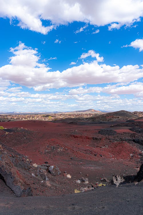 Cooled Lava Surface of a Valley