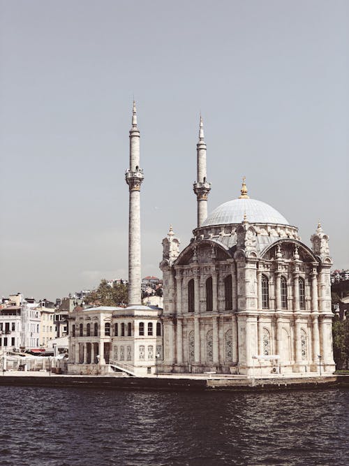 Free The Ortakoy Mosque in Istanbul, Turkey Stock Photo