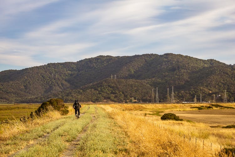 Agricultural Land Near Mountains