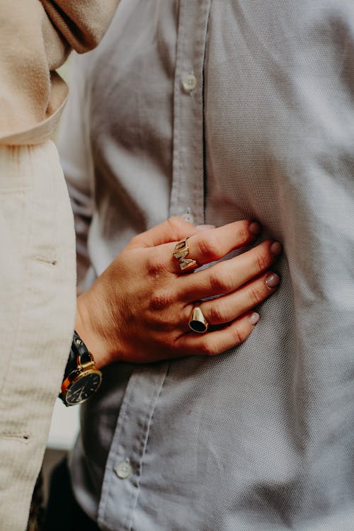 A Hand with Two Rings