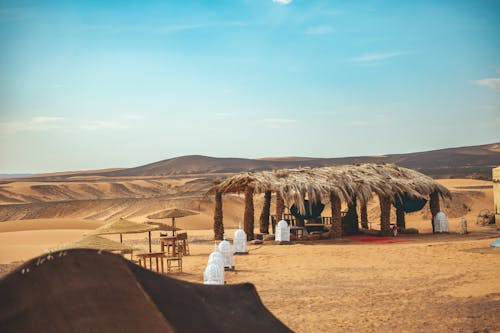 Nipa Hut on Desert