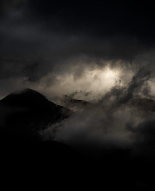 Free stock photo of dark clouds