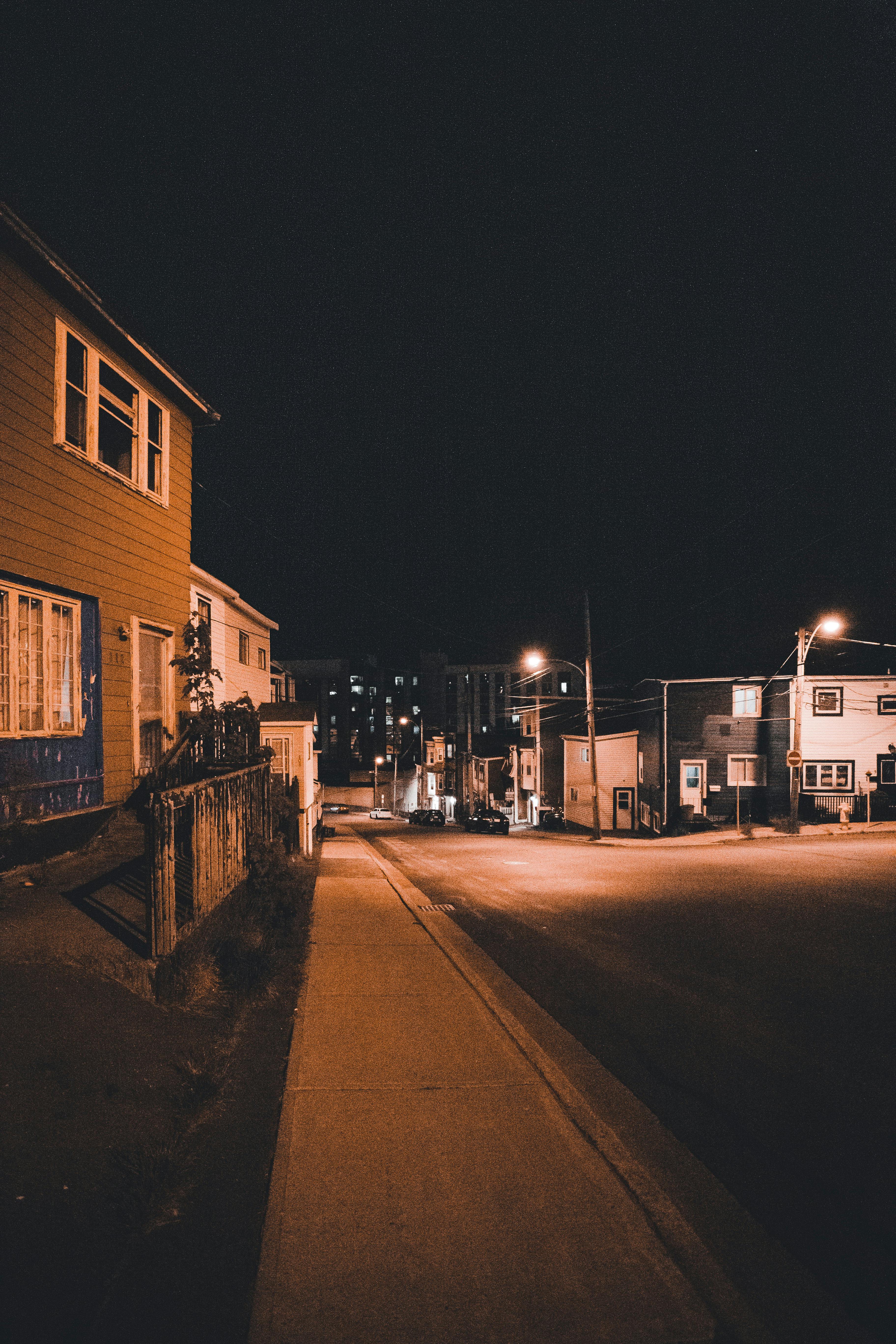 empty streets at night