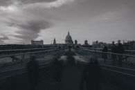 Millennium bridge on low shutter speed