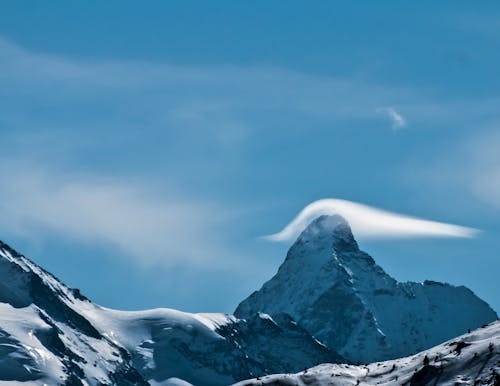Free Mountains With Snow Stock Photo