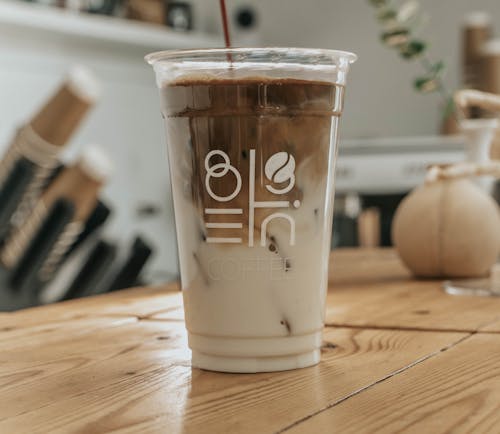 Close-up Photo of Iced Cold Coffee 