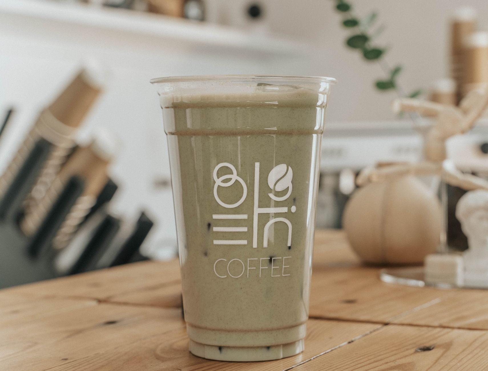 How to make a matcha latte step 1