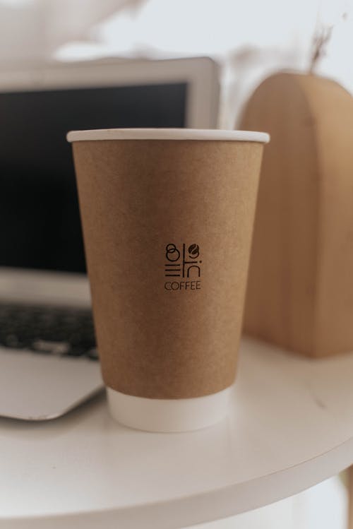 Close-Up Shot of a Paper Cup