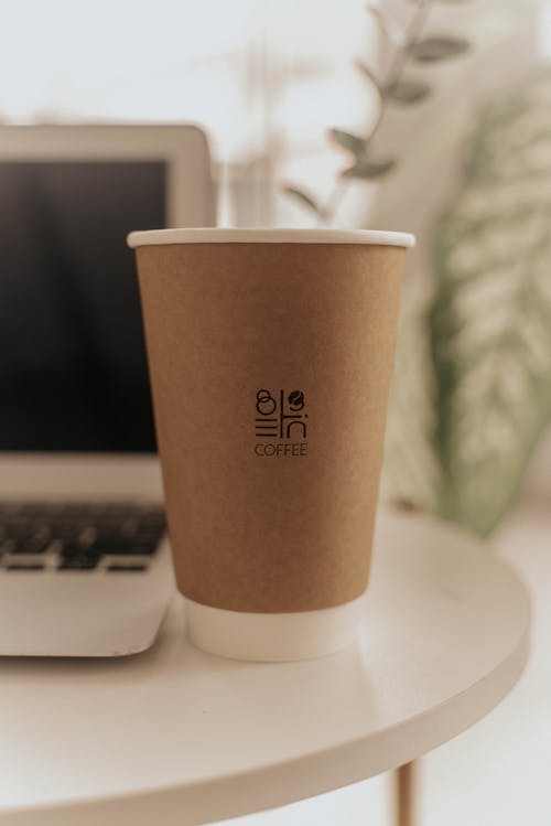 Close-Up Shot of a Paper Cup