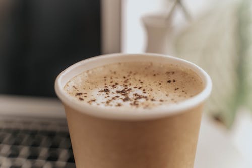 Close-Up Shot of a Cup of Coffee