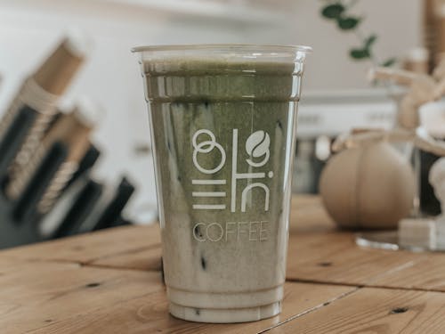 Kostenloses Stock Foto zu getränk, köstlich, matcha latte