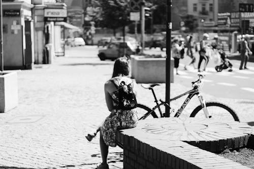 Free stock photo of bicycle, girl