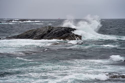 Základová fotografie zdarma na téma cákání, havárii vlny, kameny