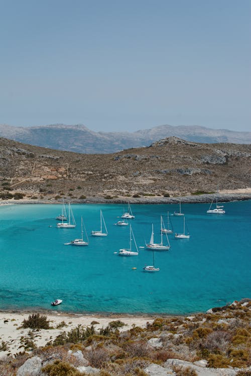 Sailboats o the Sea Bay