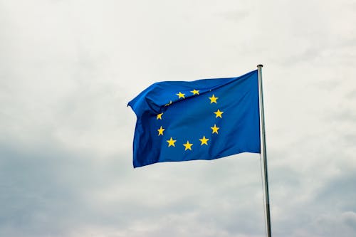 Avrupa, bayrak, el sallamak içeren Ücretsiz stok fotoğraf