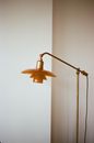 Retro Brass Lamp in Interior