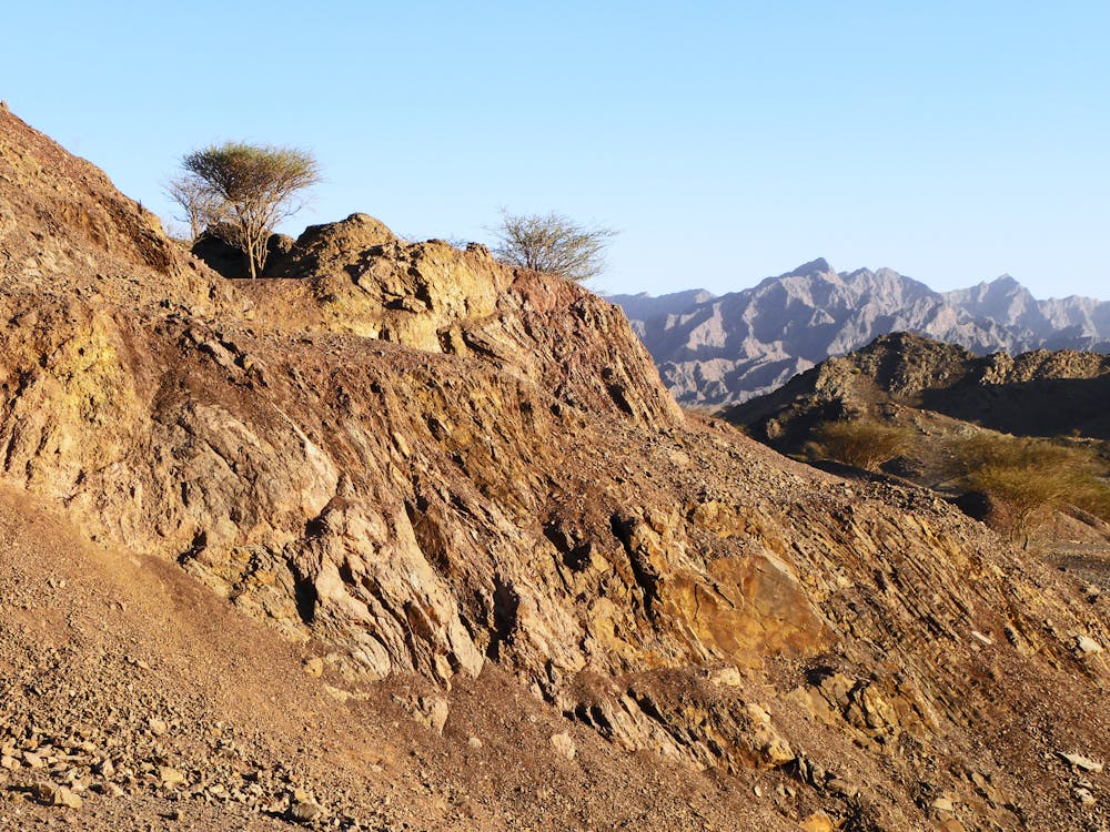 Free Oman Hajar Mountains Stock Photo