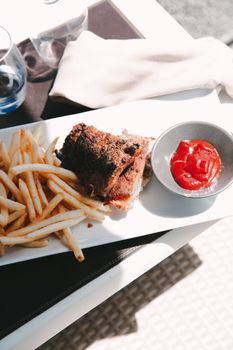 Barbecue Rib Sandwich