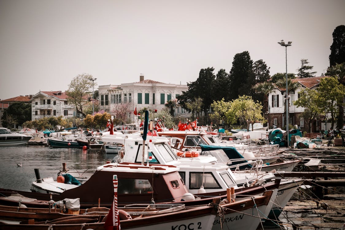 Free stock photo of adobe photoshop, boats, buildings