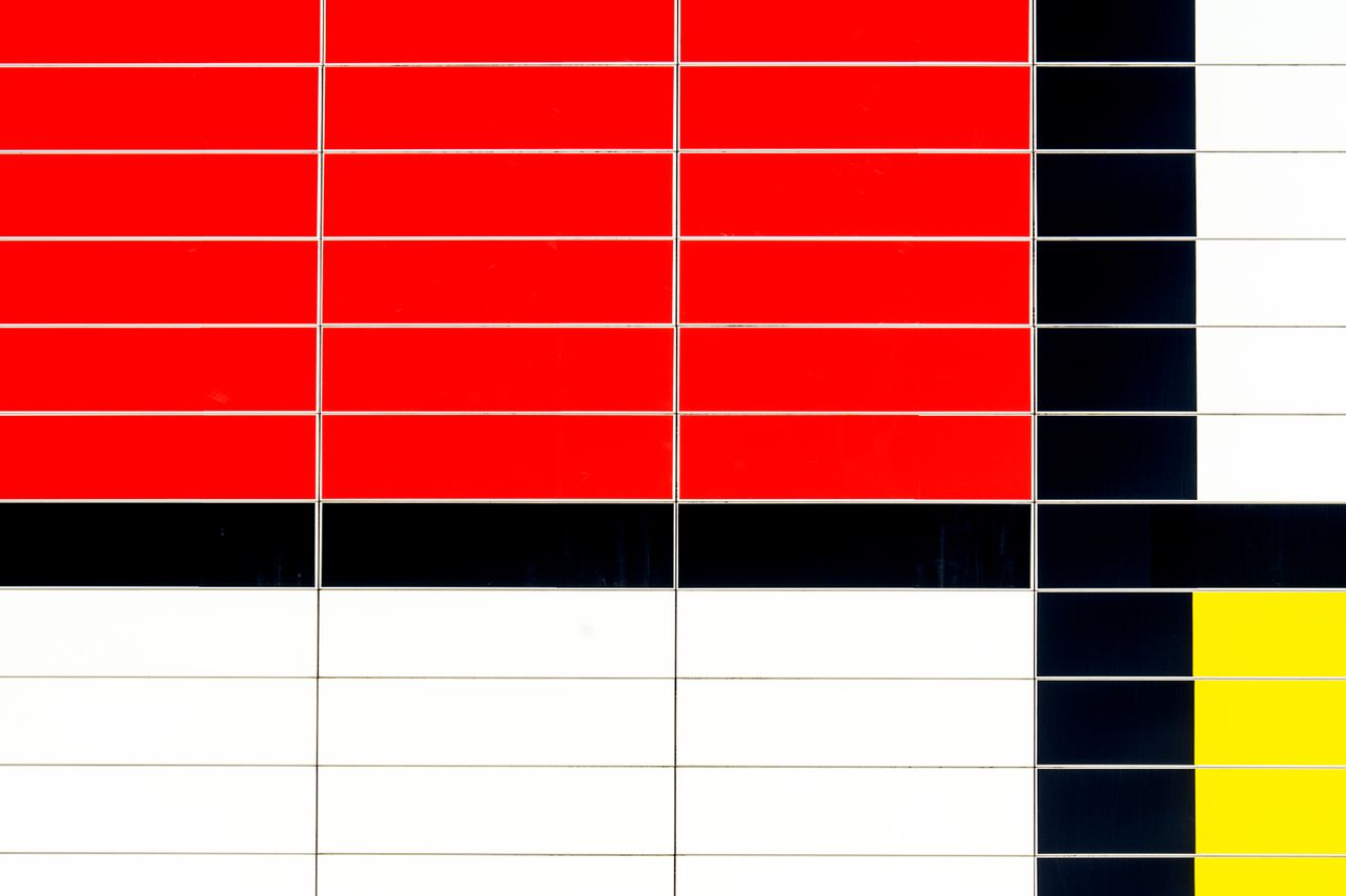 bold abstract image featuring geometric patterns and vibrant colors fo