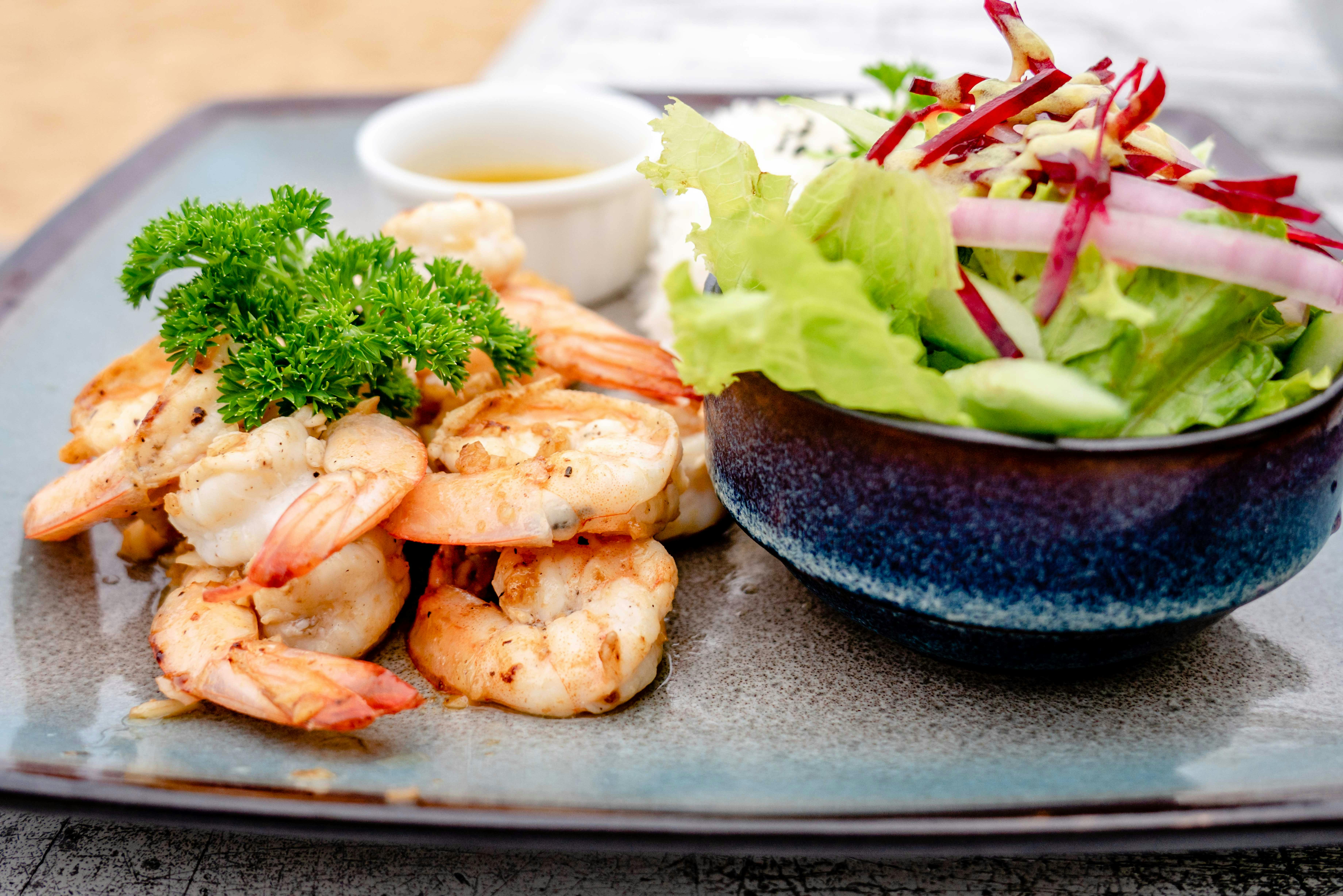 grilled shrimp skewers