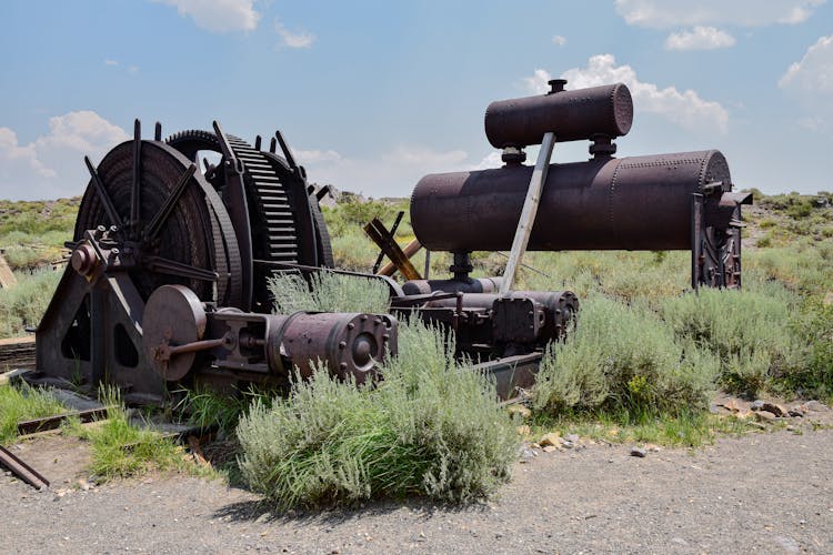 Abandoned Industrial Machine 