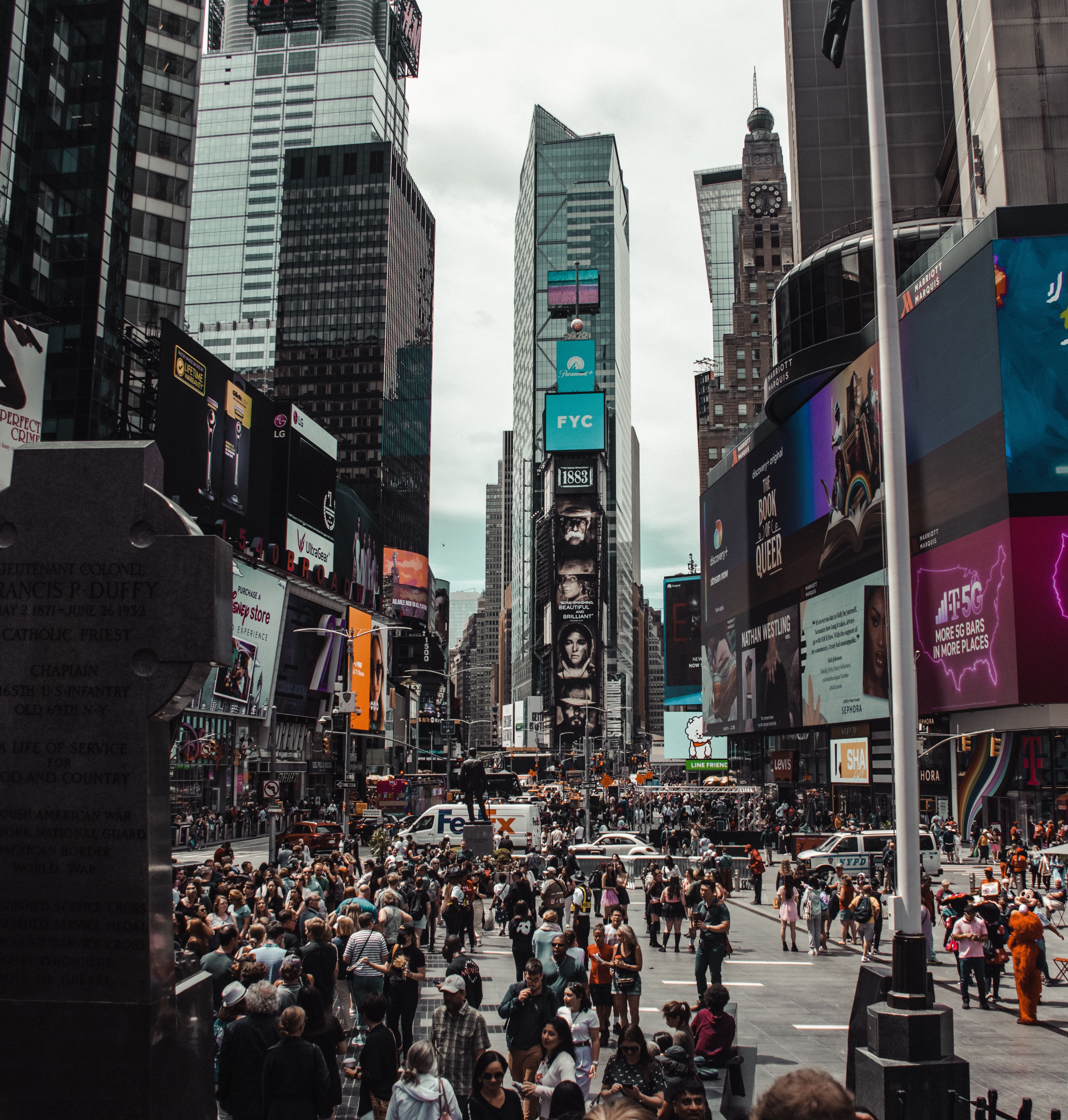 An outdoor advertising billboard for brand awareness