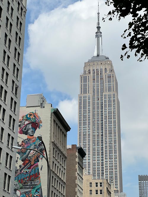 Foto stok gratis eksterior bangunan, Empire State Building, kota besar