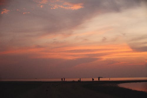 Scenic View of Sea during Dusk 