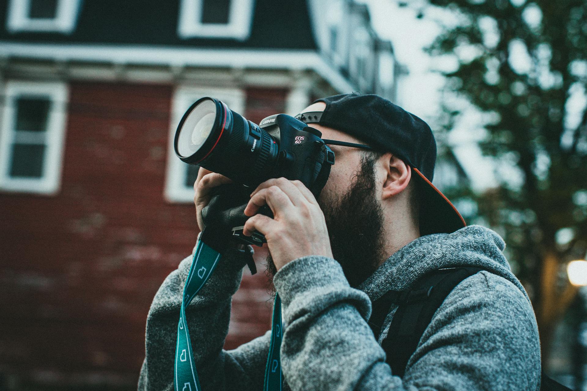 Man Taking a Photograph