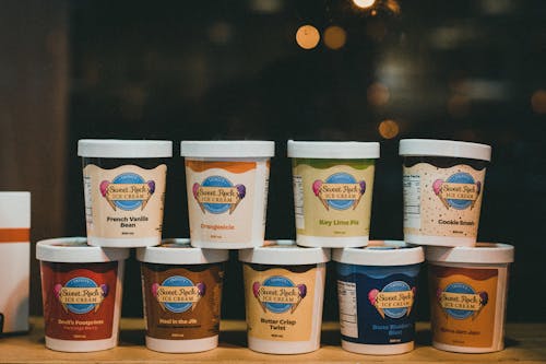 冰淇淋, 口味, 商品 的 免费素材图片