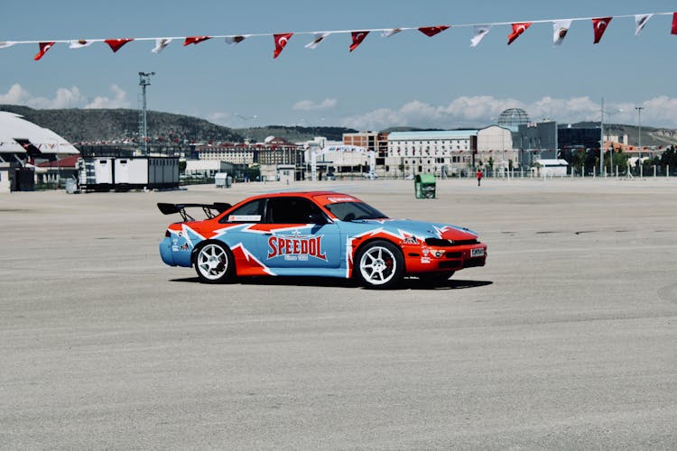 Silvia Car On A Pavement 