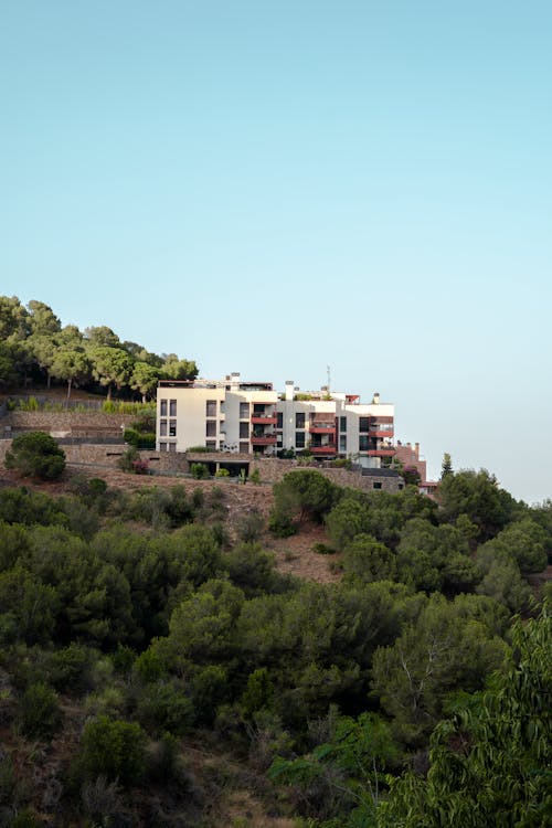 Concrete Buildings on Top of the Mountain 