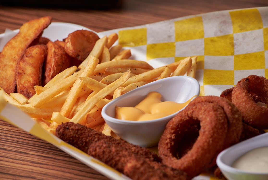 Close-up of an Appetizer Basket