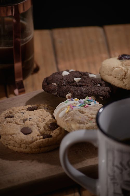 Close-Up Shot of Cookies 